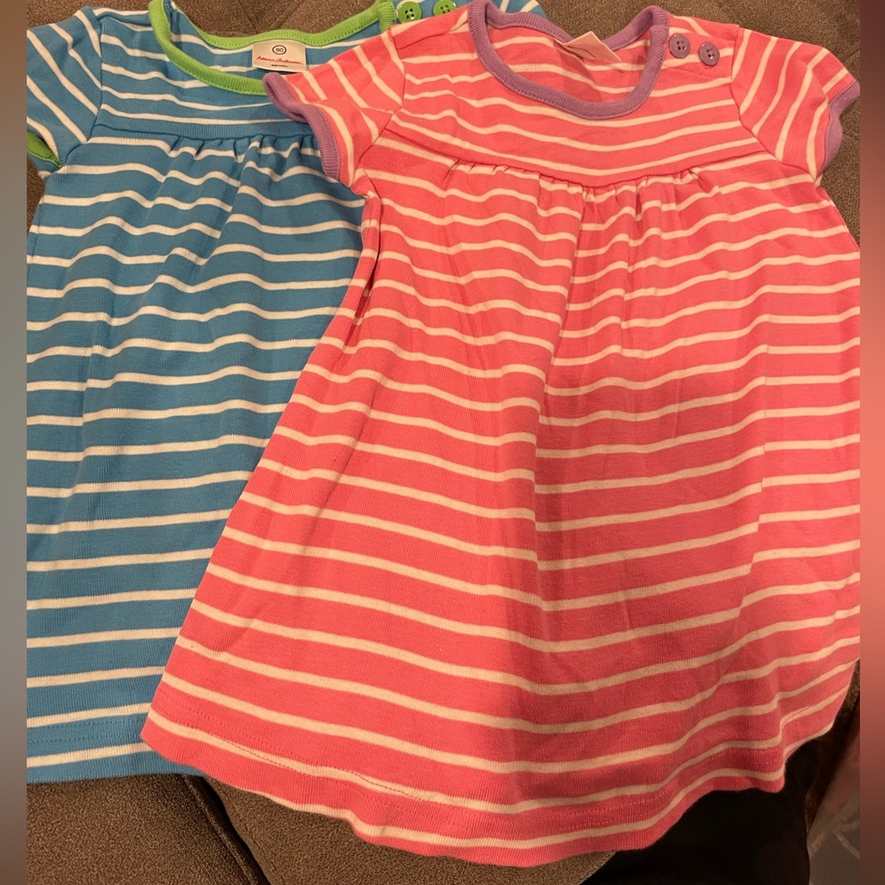 2 Hanna Andersson play dresses. size 80